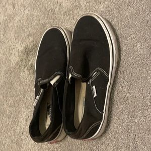 Black slip on vans